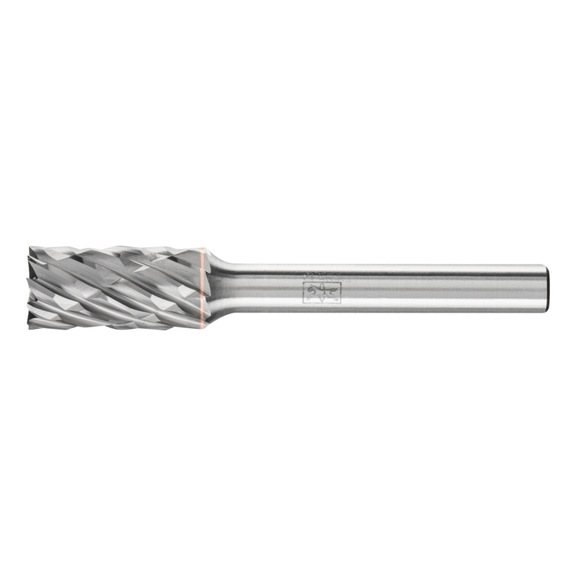 PFERD carbide burr CAST cylinder ZYAS face-toothed diameter 10x20 mm - Rotor milling cutter