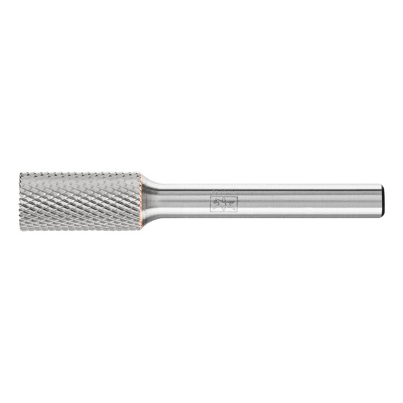 PFERD Hartmetall Frässtift MICRO Zylinder ZYAS stirn Durchmesser 10x20 mm - Rotorfräser