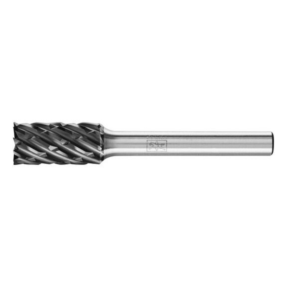 PFERD carbide burr STEEL cylinder ZYAS face diameter 10x20 mm HICOAT - Rotor milling cutter