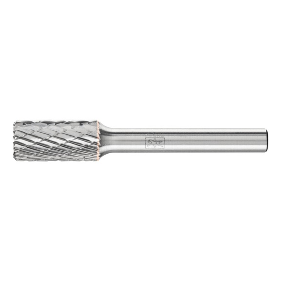 PFERD carbide burr TOUGH cylinder ZYAS face diameter 10x20mm, 6mm - Rotor milling cutter