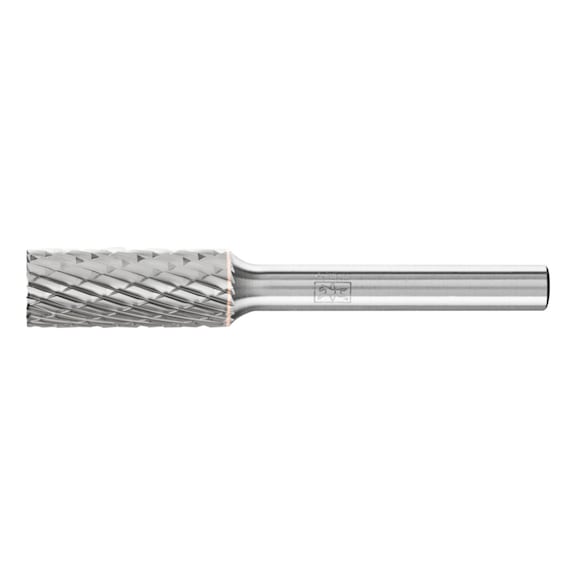PFERD carbide burr cylinder ZYAS serrated 10x25mm shank 6mm Z3P - Rotor milling cutter