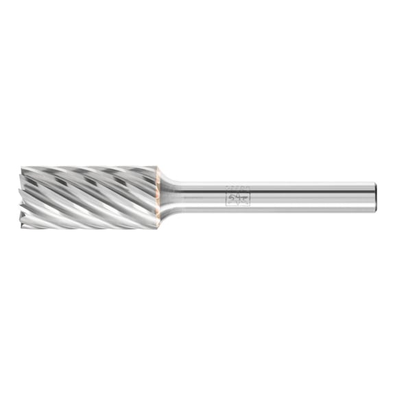 PFERD Hartmetall Frässtift INOX Zylinder ZYAS stirnverzahnt D 12x25mm Schaft 6mm - Rotorfräser