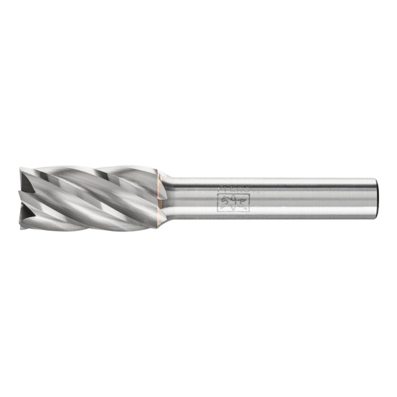 PFERD carbide burr ALU cylinder ZYAS face diameter 12x25 mm, 8 mm - Rotor milling cutter