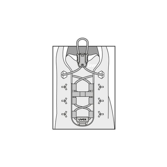 UVEX shoelaces 95911 black 9591100 - Shoelaces