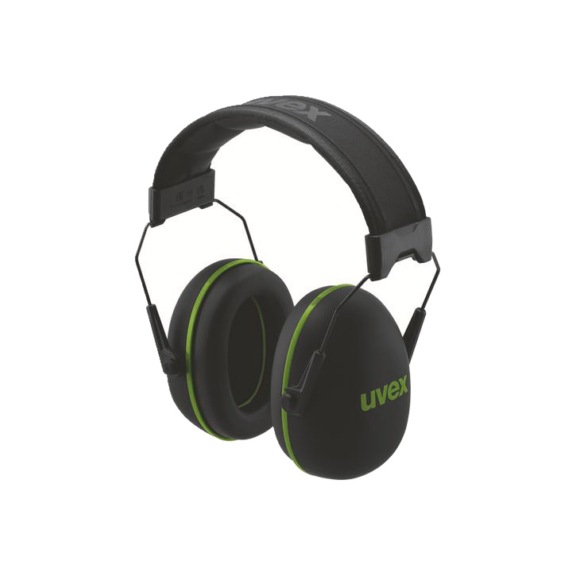 UVEX earmuffs uvex KX10 2630011 black, green SNR 30 dB Size L, M, S - Hearing protection