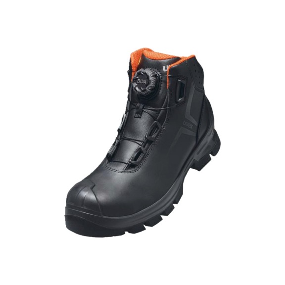 UVEX 2 MACSOLE(R) boots S3 65323 black orange width 12 size 38 6532338 - MACSOLE(R) Boots S3 65323 W12