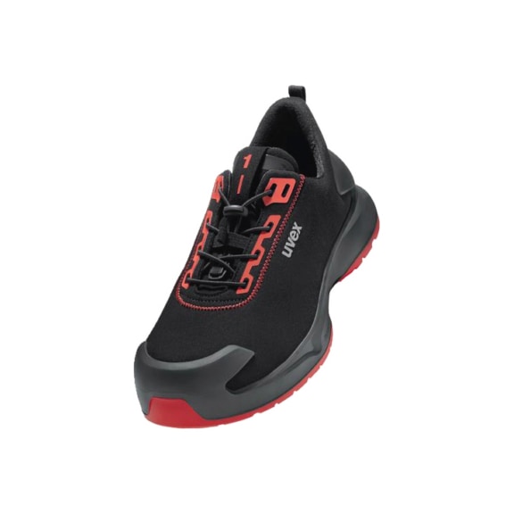 UVEX 1 x-craft low shoes S3L 68034 black red width 14 size 41 6803441 - x-craft Low-cut shoe S3L 68034 W14