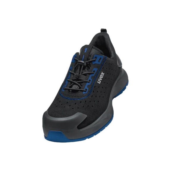 UVEX 1 x-craft Halbschuhe S1 68138 schwarz blau Weite 11 Größe 41 6813841 - x-craft Halbschuhe S1 68138 Weite 11