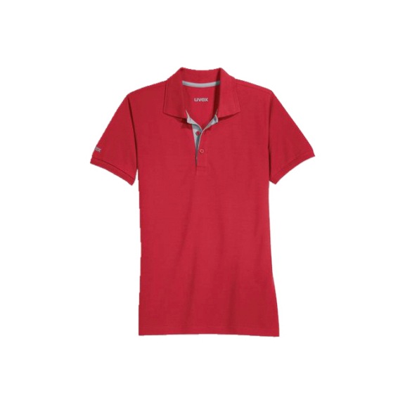 UVEX Poloshirt 89048 rot M 8904810 - Poloshirt