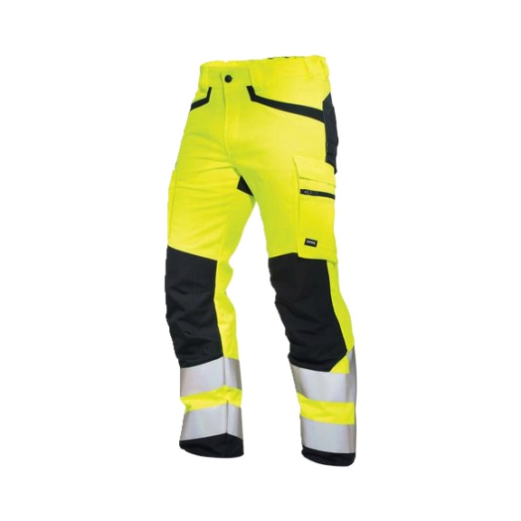 UVEX cargo pants uvex protection flash yellow warning yellow 110 8965624 - High visibility trousers
