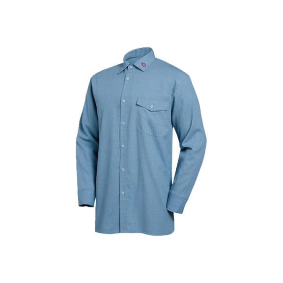 UVEX long sleeve shirt uvex multifunction blue light blue 47, 48 8968748 - Long-sleeved shirt