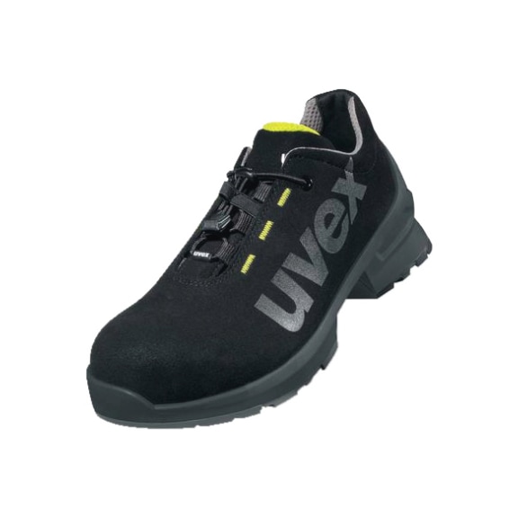 UVEX 1 low shoes S2 65629 black yellow width 12 size 49 6562949 - Low-cut shoe S2 65629 W12