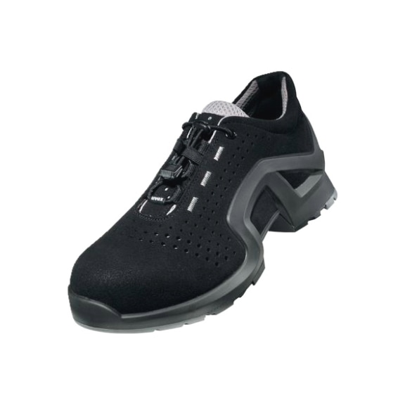 UVEX 1 support low shoes S1 85119 black gray width 12 size 47 8511947 - support Low-cut shoe S1 85119 W12