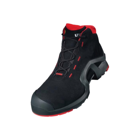 UVEX 1 support boot S3 85173 black red width 12 size 46 8517346 - support Boots S3 85173 W12