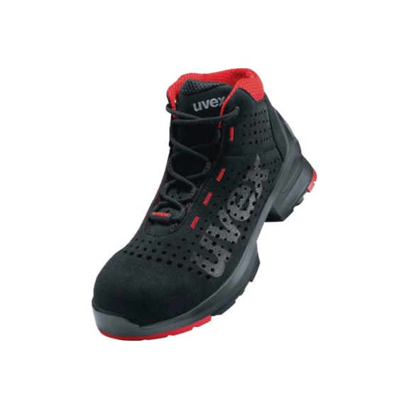 UVEX 1 boot S1 85477 black red width 10 size 49 8547749 - Boots S1 85477 W10