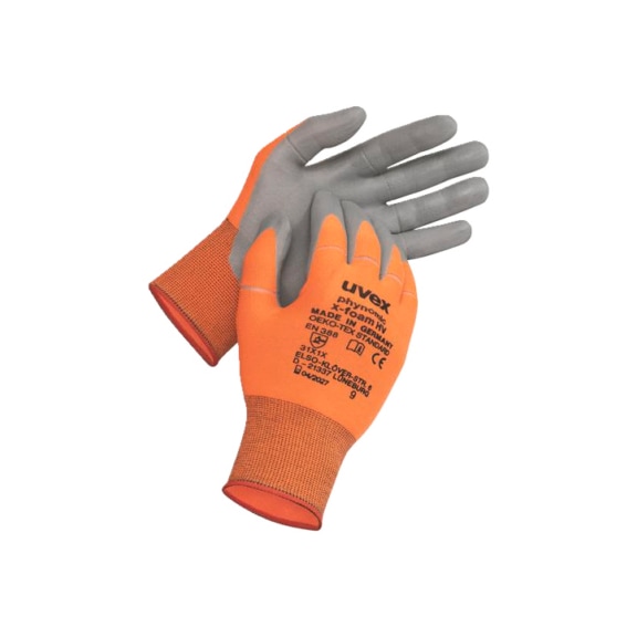 UVEX safety glove uvex phynomic x-foam HV 60054 size 7 6005407 - Assembly gloves