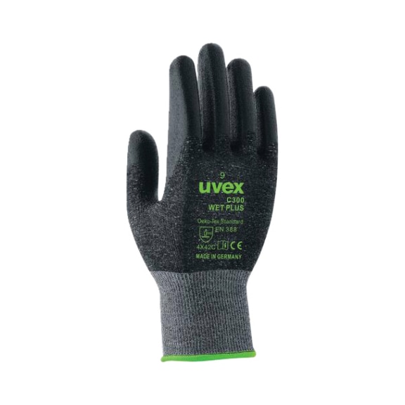 UVEX Schutzhandschuh uvex C300 wet plus 60546 Größe 11 6054611 - Schnittschutzhandschuhe