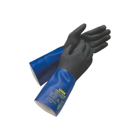 UVEX safety glove uvex rubiflex S XG35B 60557 size 9 6055709 - Chemical protective gloves