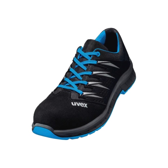 UVEX 2 trend low shoes S1 69377 blue black width 10 size 47 6937747 - trend Low-cut shoe S1 69377 W10