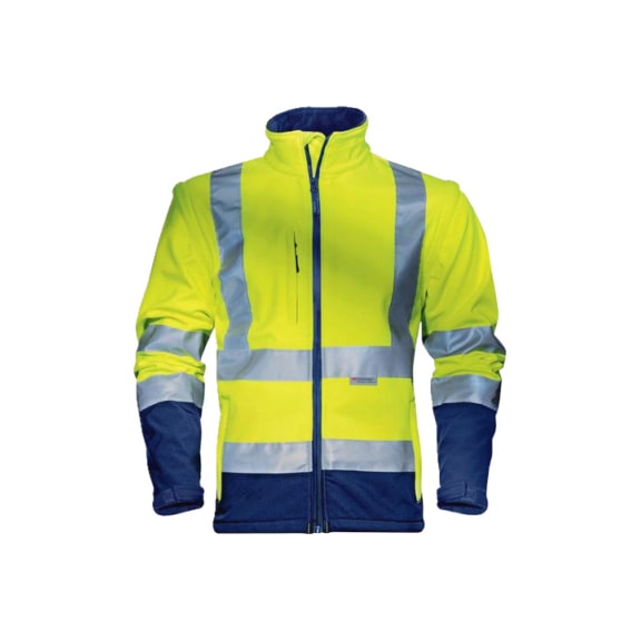 UVEX softshell jacket uvex protection flash yellow warning yellow XXL 9809613 - Softshell jackets