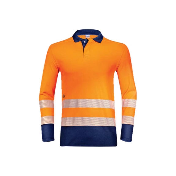 UVEX Poloshirt uvex Construction orange warnorange L 8827711 - Signalkleidung