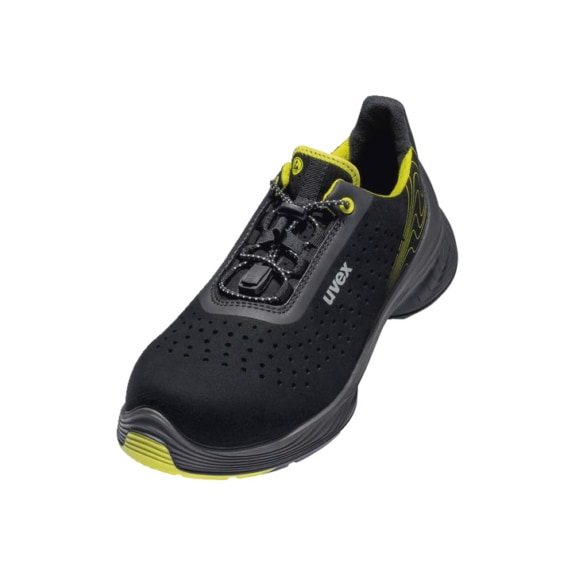 UVEX 1 G2 low shoes S1 68437 black yellow width 10 size 49 6843749 - G2 Low-cut shoe S1 68437 W10