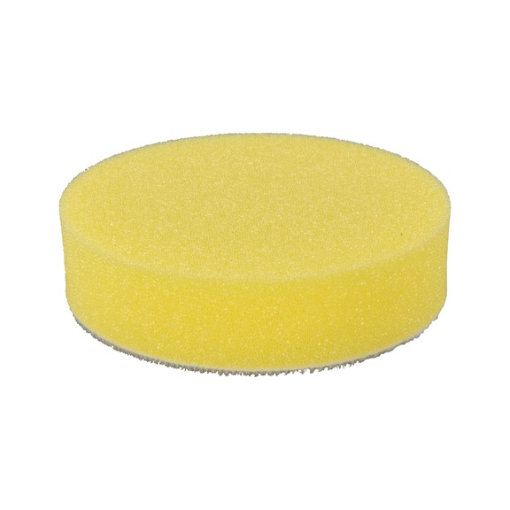 MAKITA polishing pad yellow diameter 80 mm Velcro soft flat coarse 191N90-9 - Polishing pad yellow