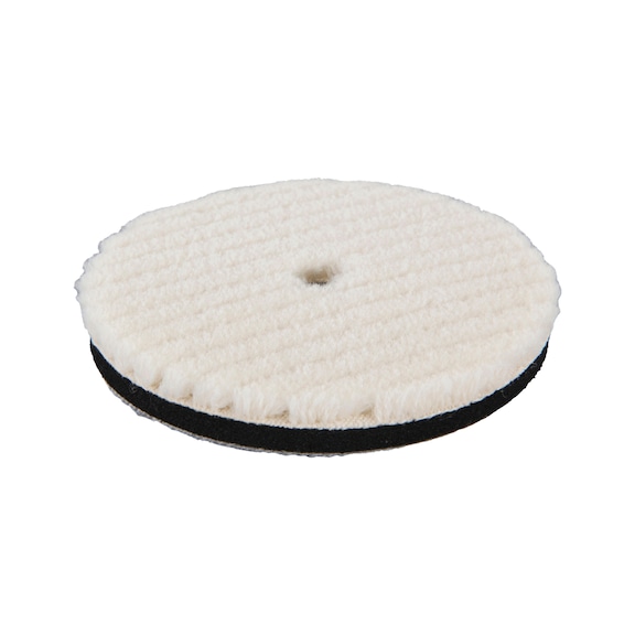 MAKITA wool polishing pad diameter 80 mm Velcro hard coarse 191N92-5 - Wool polishing pad