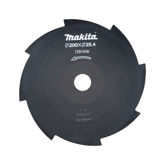 MAKITA 8-tooth whirling blade steel 200 mm 25.4 mm 191Y44-2 - Knives and blades