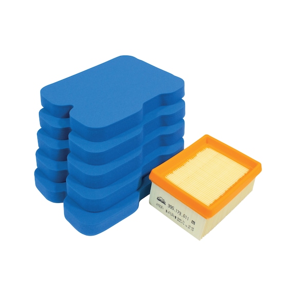 MAKITA filter set 5 pre-filters with 1 air filter element 197799-7 - Filters for hoovers (factory equipment, workshop equipment)