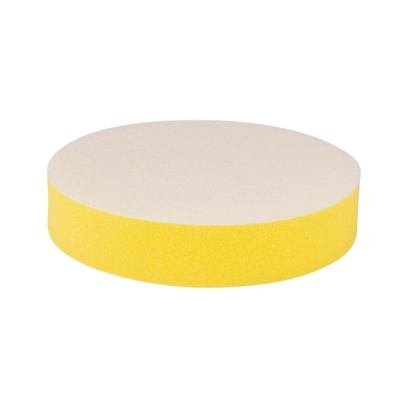 MAKITA polishing pad yellow diameter 150 mm Velcro soft flat coarse 30 mm 197894-3 - Polishing pad yellow