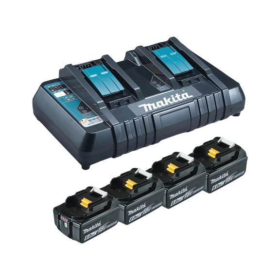 MAKITA Power Source-Kit LXT 18V 6,0Ah charging time 55 min Li-ion 199485-6 - Power Source Kits LXT 18V