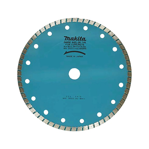 MAKITA diamond disc pan diameter 230 mm bore 22.23 mm A-80715 - Other cutting discs