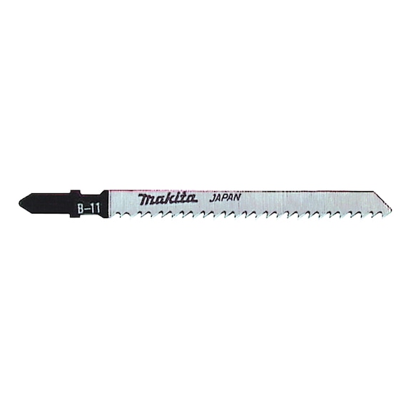 MAKITA Stichsägeblatt B-11 2,8 mm / 9 TPI Arbeitslänge 73 mm 5 Stück A-85634 - Stichsägenblätter für Kunststoff / Glasfaser