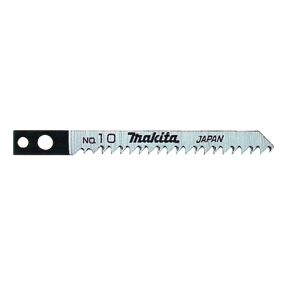 MAKITA jigsaw blade no. 10 2.9 mm / 9 TPI working length 60 mm 5 pieces A-85818 - Jigsaw blades for wood