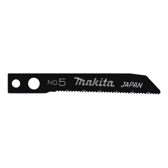 MAKITA jigsaw blade no. 5 1.1 mm / 24 TPI working length 40 mm 5 pieces A-85905 - Jigsaw blades for metal