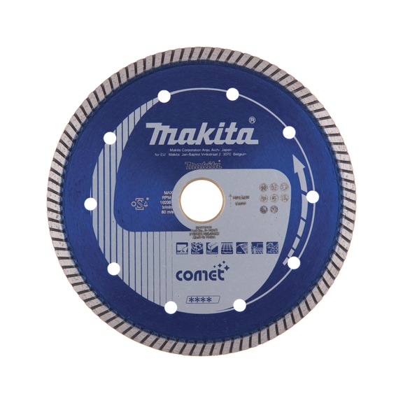 MAKITA diamond cutting disc Comet Turbo diameter 150 mm thickness 2.4 mm B-13007 - Comet diamond cutting discs
