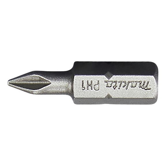 MAKITA bit PH1 standard length 25 mm hexagon 1/4 inch 25 pieces B-24577 - PH bits for Phillips screws