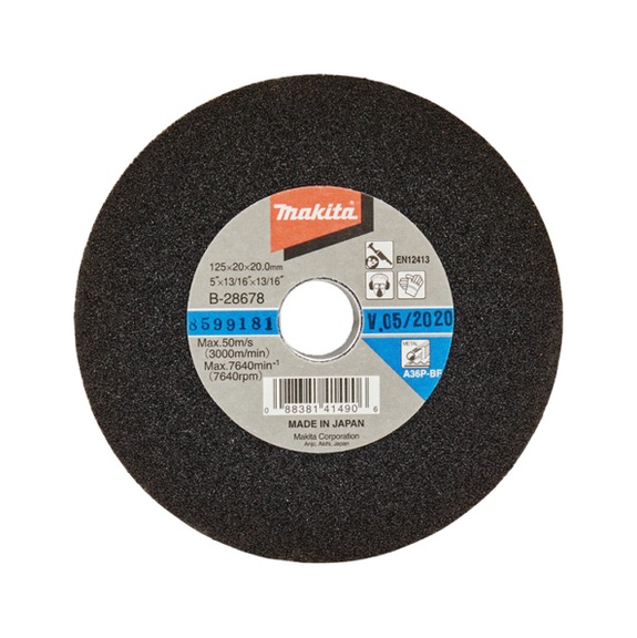 MAKITA whetstone K36 125 x 20 x 20 mm B-28678 - Grinding stone