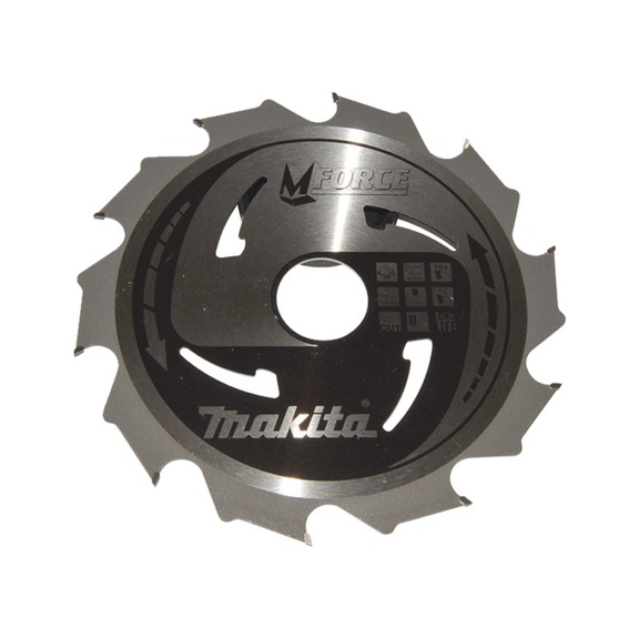 MAKITA circular saw blade M-FORCE 165 mm bore 30 mm number of teeth 10 wood B-31924 - Circular saw blade M-FORCE