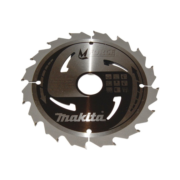 MAKITA circular saw blade M-FORCE 170 mm bore 30 mm number of teeth 16 wood B-31946 - Circular saw blade M-FORCE
