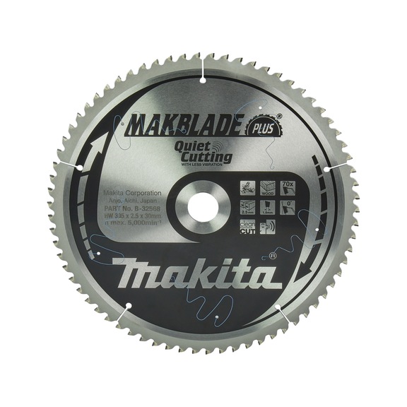 MAKITA Sägeblatt MAKBLADE+ 305x30 mm 70 Zähne B-32568 - MAKBLADE/MAKBLADE+ Sägeblätter