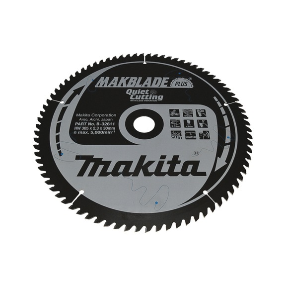 MAKITA Sägeblatt MAKBLADE+ 305x30 mm 80 Zähne B-32611 - MAKBLADE/MAKBLADE+ Sägeblätter