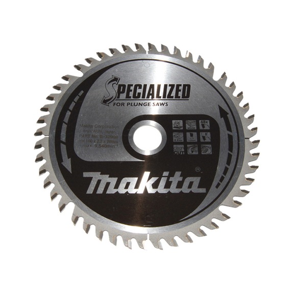 MAKITA saw blade SPECIALIZED 160x20 mm 48 teeth B-32998 - Saw blades for wood