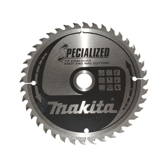 MAKITA Sägeblatt SPECIALIZED 165x20 mm 40 Zähne B-33168 - SPECIALIZED Sägeblätter