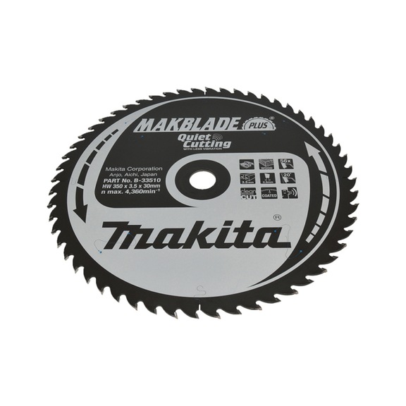 MAKITA saw blade MAKBLADE+ 350x 30 mm 56 teeth B-33510 - Saw blades for wood