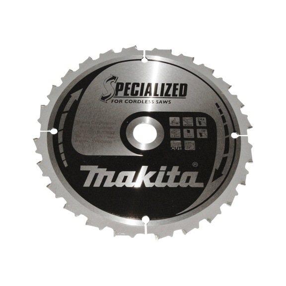 MAKITA saw blade SPECIALIZED 190 mm bore 20 mm number of teeth 24 B-33657 - Saw blades for wood