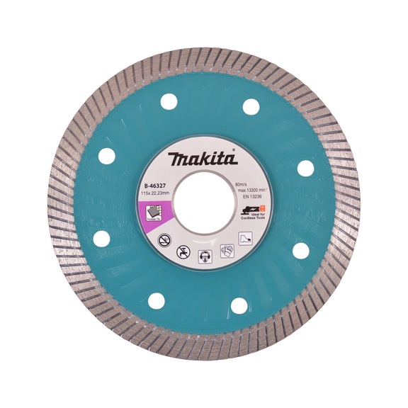 MAKITA diamond cutting disc Wave diameter 115 mm thickness 1.4 mm dry B-46327 - Other cutting discs