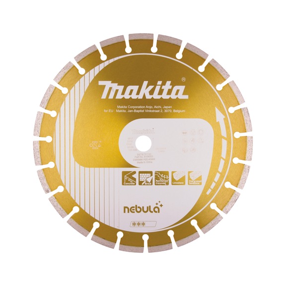 MAKITA diamond cutting disc Nebula diameter 350 mm thickness 3.0 mm B-54053 - Nebula diamond cutting discs