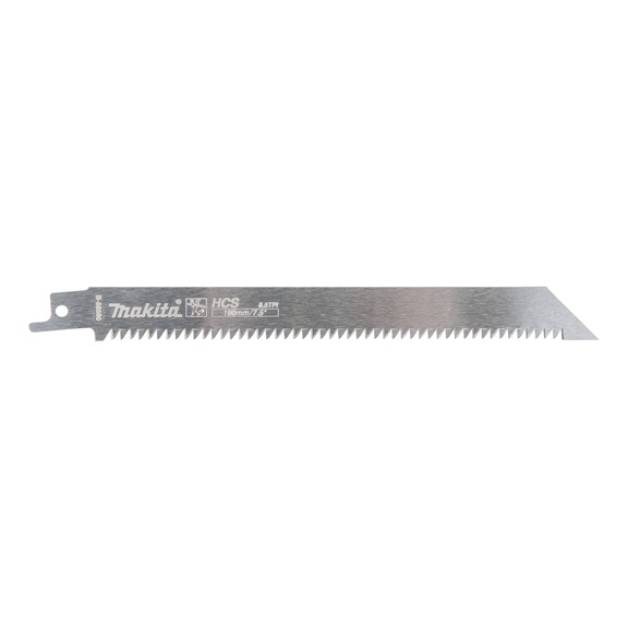 MAKITA Recipro blade HCS 190 mm 8.5 TPI B-56580 - Reciprocating saw blades for wood